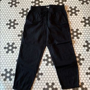 J. Crew Drawstring Black pants